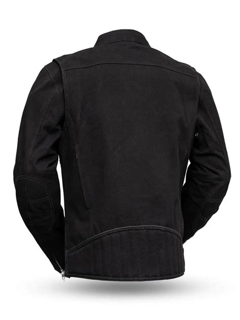 canvas motorcycle jacket.